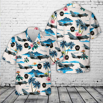 Us Navy Hawaiian Shirt, US Navy S-3B Of VX-30 Bloodhounds Hawaiian Shirt, Military Hawaiian Shirt