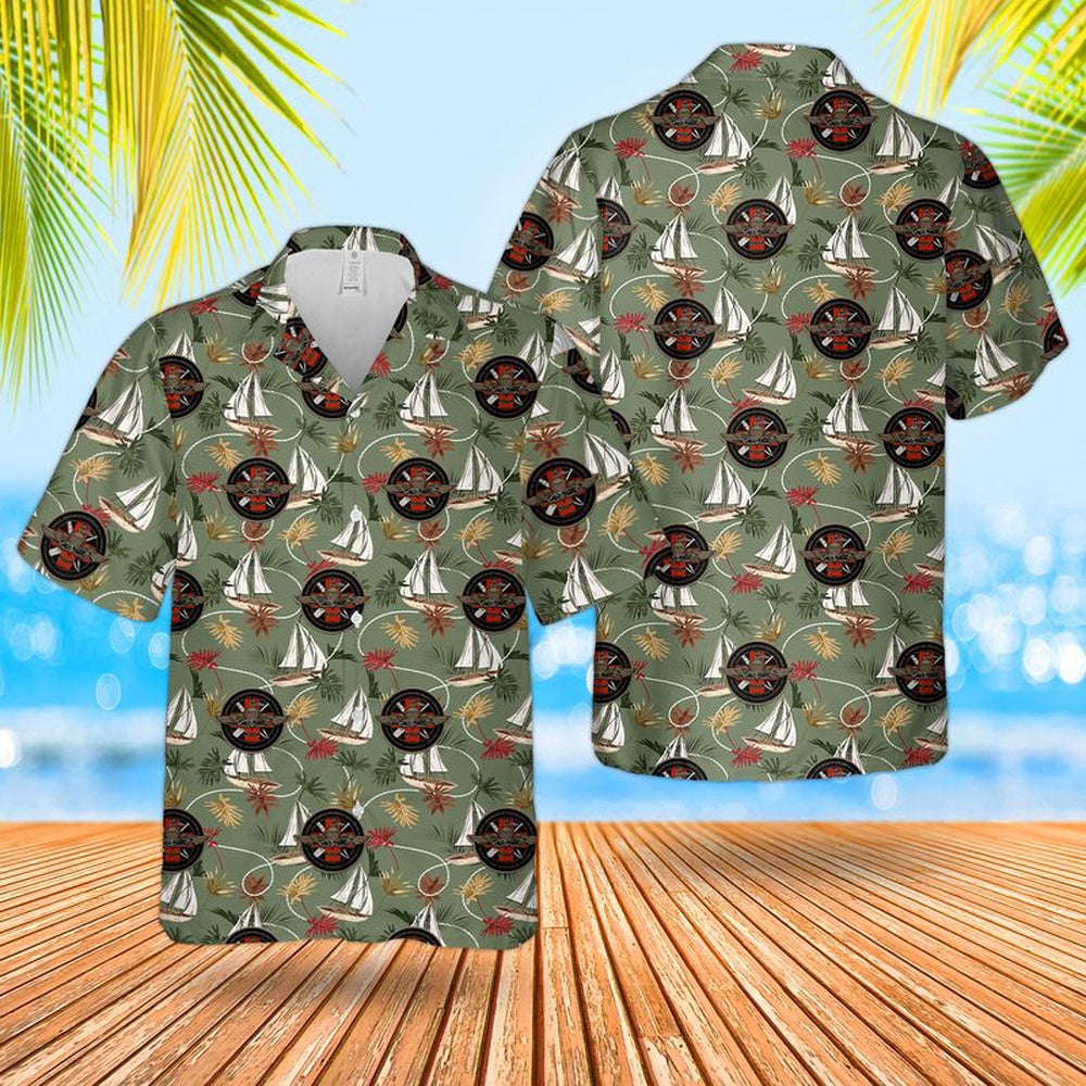 Us Navy Hawaiian Shirt, US Navy SARC Insignia Hawaiian Shirt, Military Hawaiian Shirt