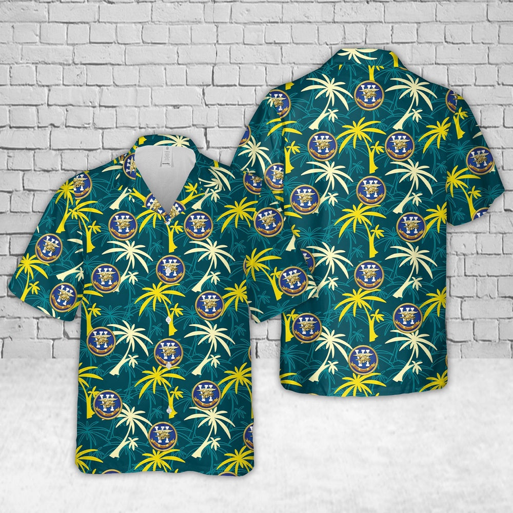 Us Navy Hawaiian Shirt, US Navy SEAL Team 6 Hawaiian Shirt, Military Hawaiian Shirt