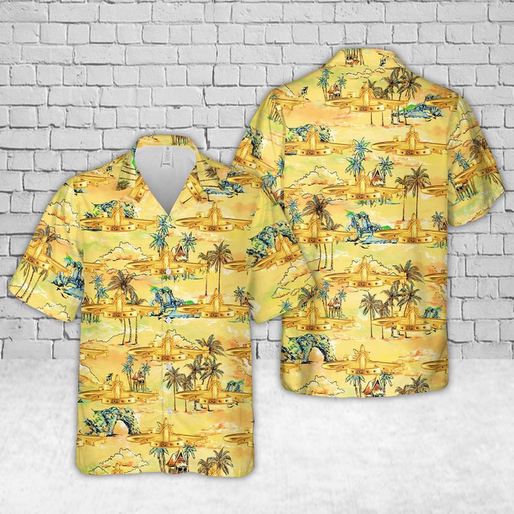 Us Navy Hawaiian Shirt, US Navy SSBN Deterrent Patrol Insignia Hawaiian Shirt, Military Hawaiian Shirt