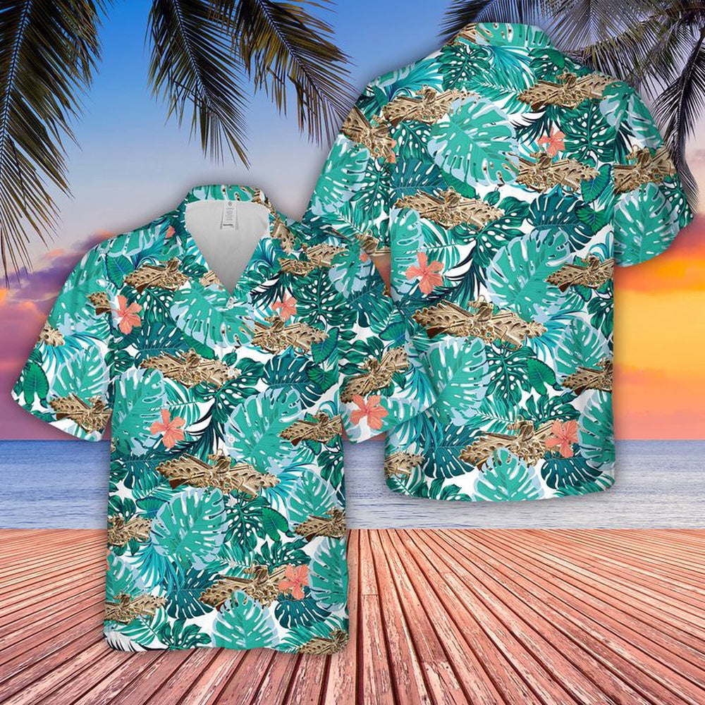 Us Navy Hawaiian Shirt, US Navy Seabee combat warfare specialist insignia Hawaiian Shirt, Military Hawaiian Shirt