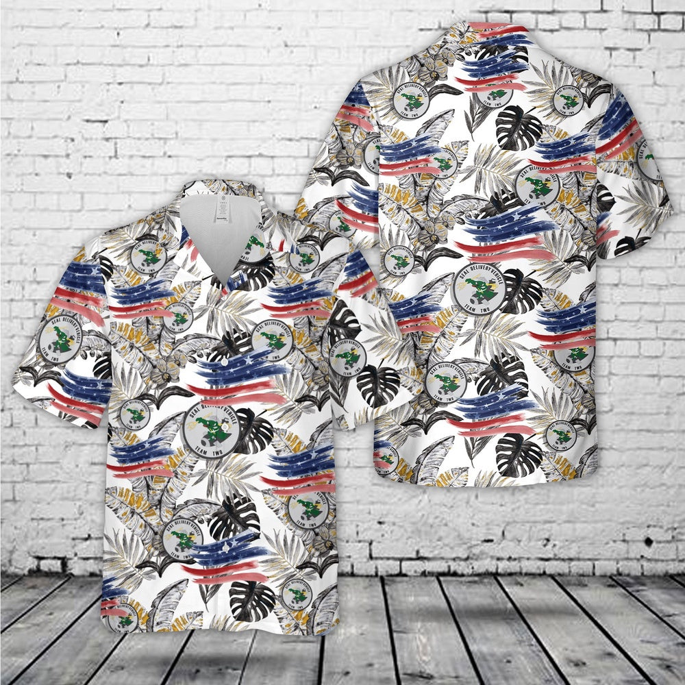 Us Navy Hawaiian Shirt, US Navy Seal Delivery Vehicle Team Two (SDVT-2) Hawaiian Shirt, Military Hawaiian Shirt