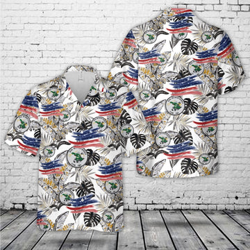 Us Navy Hawaiian Shirt, US Navy Seal Delivery Vehicle Team Two (SDVT-2) Hawaiian Shirt, Military Hawaiian Shirt