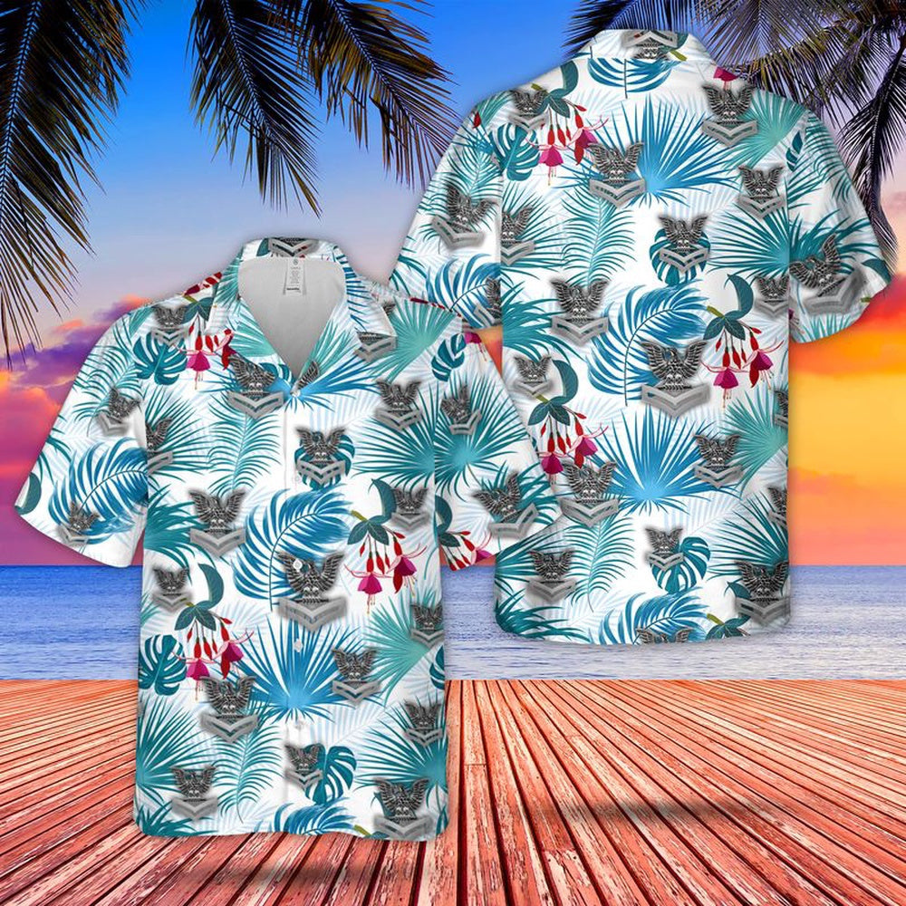 Us Navy Hawaiian Shirt, US Navy Second Class Petty Officer Hawaiian Shirt, Military Hawaiian Shirt