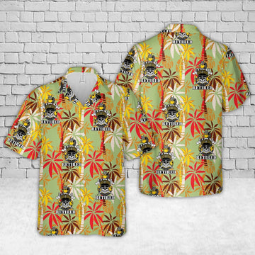 Us Navy Hawaiian Shirt, US Navy Senior Chief Retired Skull and Cross Bones with anchor Hawaiian Shirt, Military Hawaiian Shirt