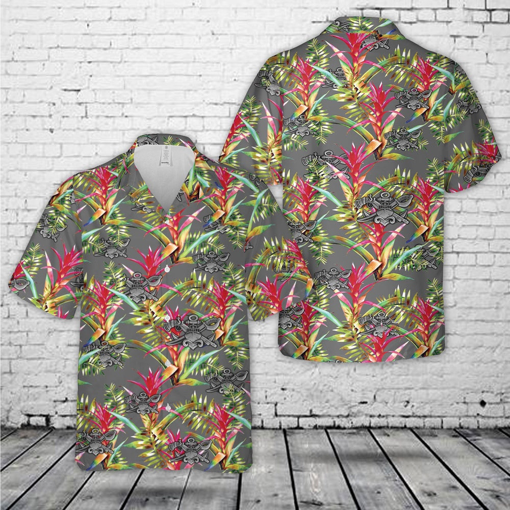 Us Navy Hawaiian Shirt, US Navy Senior Special Warfare Combatant-Craft Crewman Badge Hawaiian Shirt, Military Hawaiian Shirt