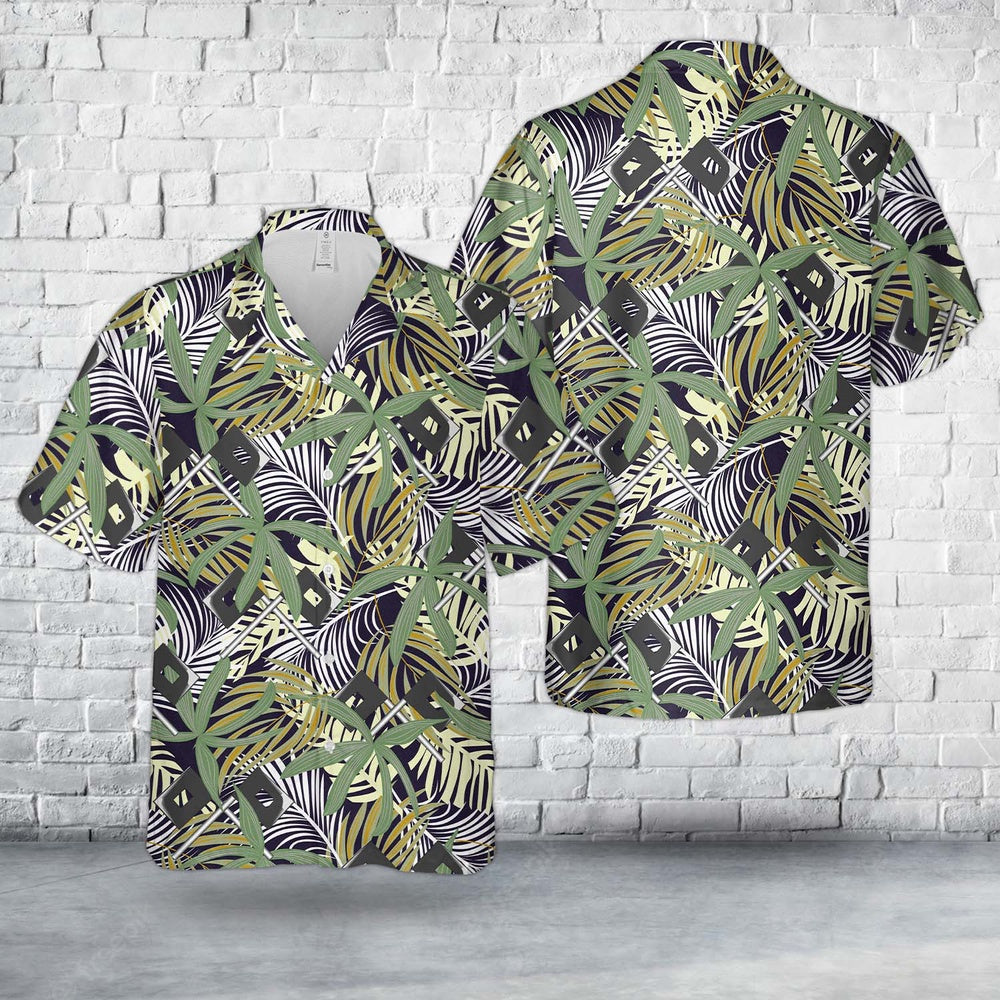 Us Navy Hawaiian Shirt, US Navy Signalman (SM) Hawaiian Shirt, Military Hawaiian Shirt