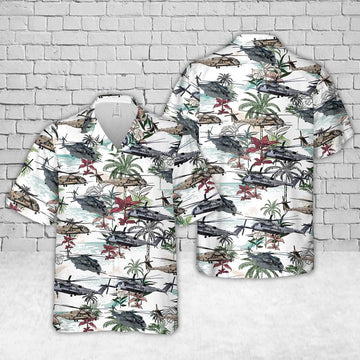 Us Navy Hawaiian Shirt, US Navy Sikorsky CH-53E Super Stallion (MH-53E Sea Dragon) Hawaiian Shirt