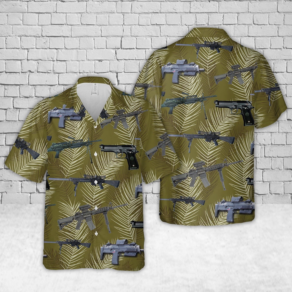 Us Navy Hawaiian Shirt, US Navy Small arms Hawaiian Shirt, Military Hawaiian Shirt