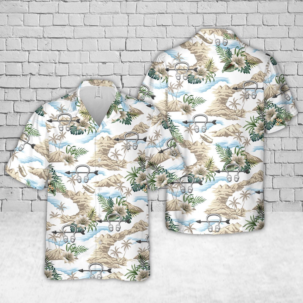 Us Navy Hawaiian Shirt, US Navy Sonar Technician (ST) Hawaiian Shirt, Military Hawaiian Shirt