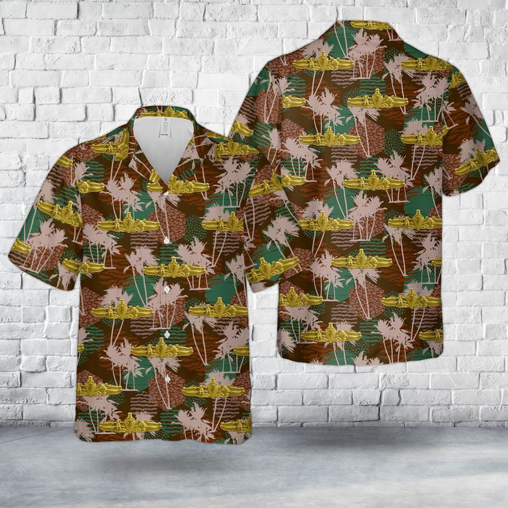 Us Navy Hawaiian Shirt, US Navy Special Operations Warfare (SPECOPS) insignia Hawaiian Shirt, Military Hawaiian Shirt