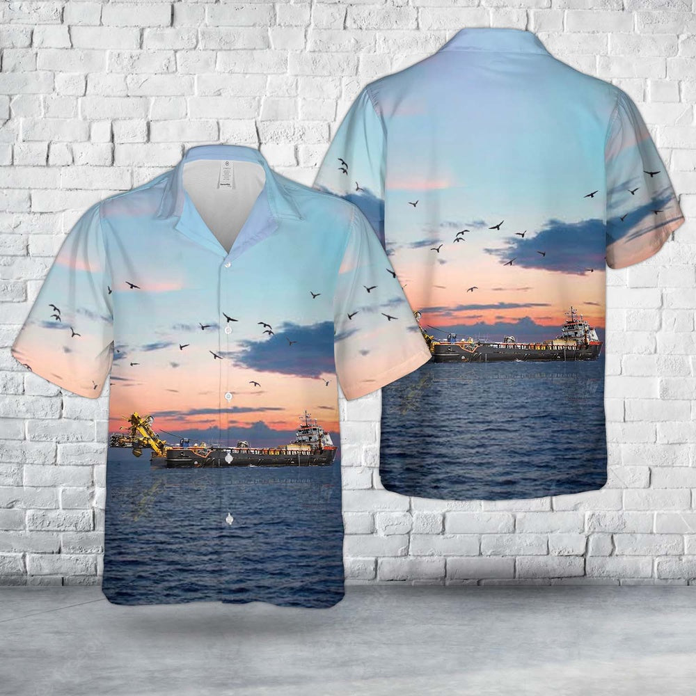 Us Navy Hawaiian Shirt, US Navy Submarine Rescue Diving Recompression System (SRDRS) Hawaiian Shirt