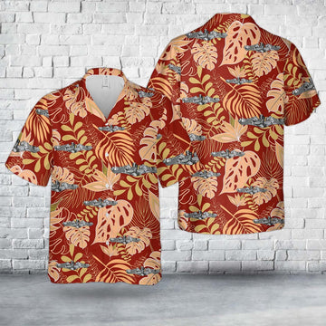 Us Navy Hawaiian Shirt, US Navy Submarine Warfare Insignia Hawaiian Shirt, Military Hawaiian Shirt