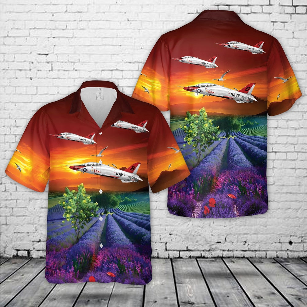 Us Navy Hawaiian Shirt, US Navy T-45C Goshawk Training Air Wing TWO (TW-2) Hawaiian Shirt, Military Hawaiian Shirt