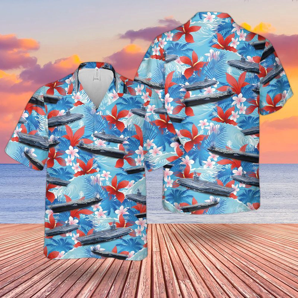 Us Navy Hawaiian Shirt, US Navy USS Abraham Lincoln (CVN-72) Hawaiian Shirt, Military Hawaiian Shirt