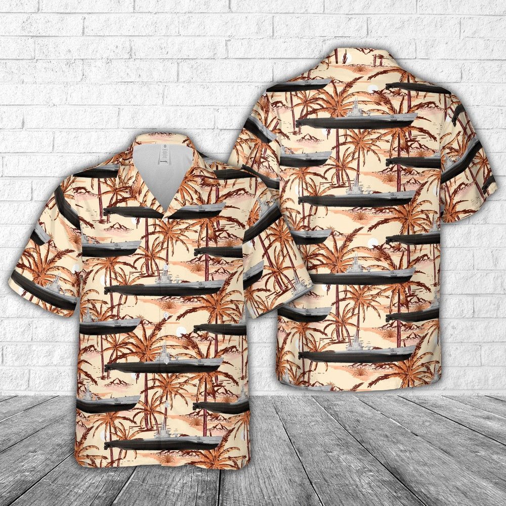 Us Navy Hawaiian Shirt, US Navy USS Balao (SSAGSS-285) Hawaiian Shirt, Military Hawaiian Shirt