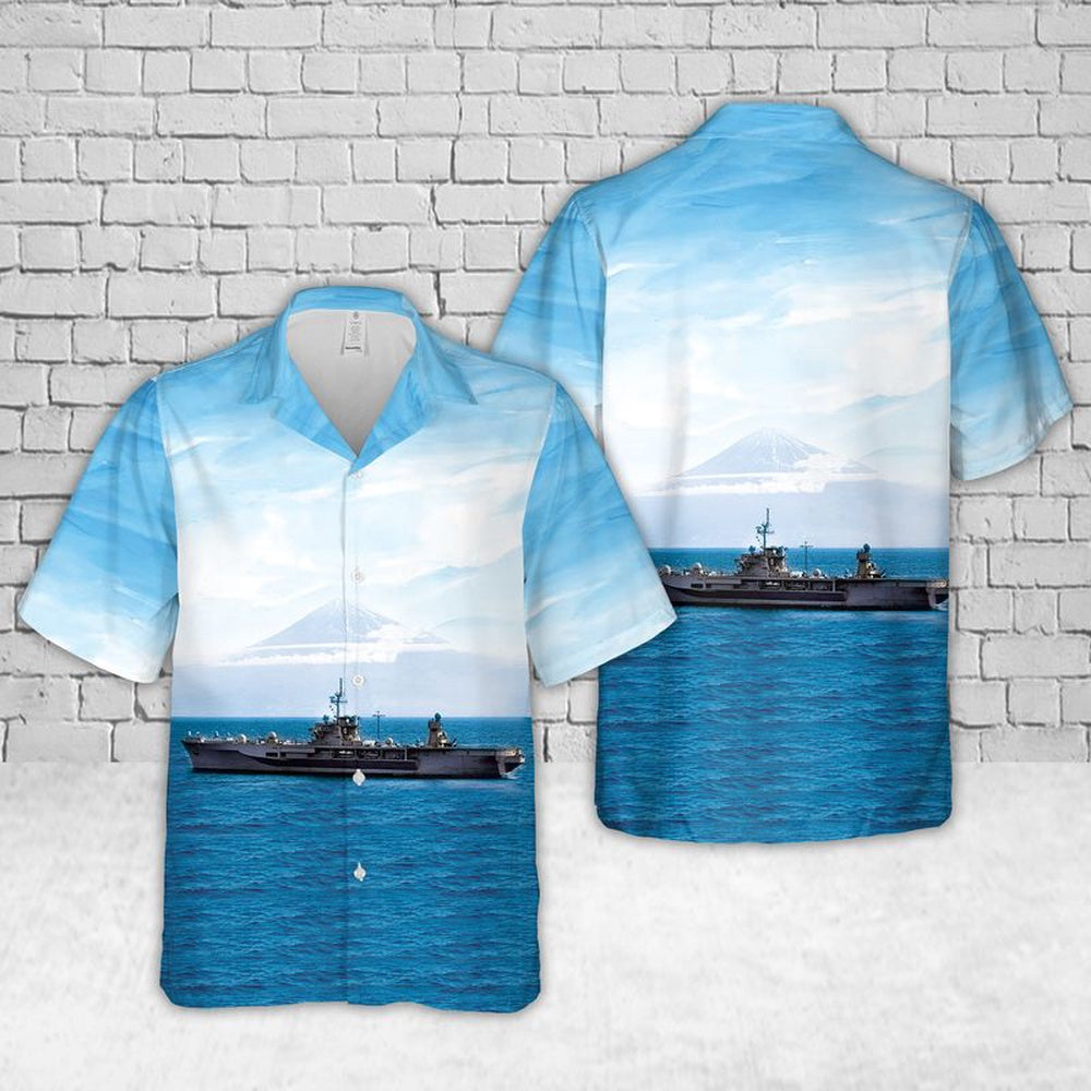 Us Navy Hawaiian Shirt, US Navy USS Blue Ridge (LCC-19) Hawaiian Shirt, Military Hawaiian Shirt