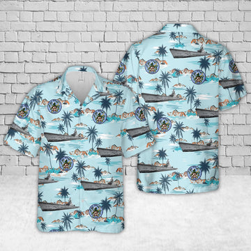 Us Navy Hawaiian Shirt, US Navy USS Drum (SS-228) In WWII Hawaiian Shirt, Military Hawaiian Shirt