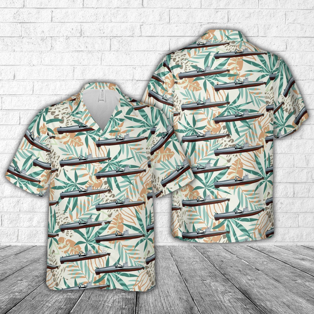 Us Navy Hawaiian Shirt, US Navy USS Grayback (SSG-574) Hawaiian Shirt, Military Hawaiian Shirt