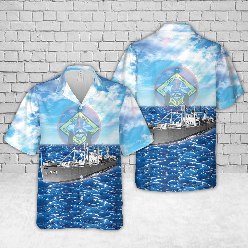 Us Navy Hawaiian Shirt, US Navy USS Guardian (AGRYAGR-1) Hawaiian Shirt, Military Hawaiian Shirt