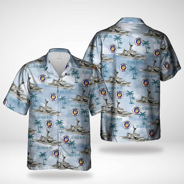 Us Navy Hawaiian Shirt, US Navy USS Holder DD819 Hawaiian Shirt, Military Hawaiian Shirt