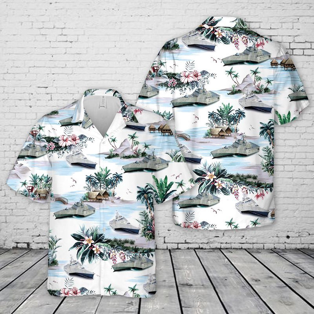 Us Navy Hawaiian Shirt, US Navy USS Independence Hawaiian Shirt, Military Hawaiian Shirt