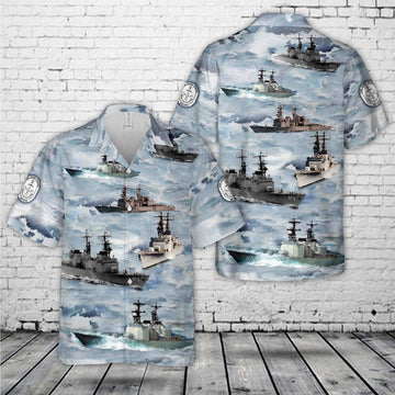 Us Navy Hawaiian Shirt, US Navy USS John Young (DD-973) Hawaiian Shirt, Military Hawaiian Shirt