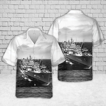 Us Navy Hawaiian Shirt, US Navy USS Kawishiwi (AO-146) Hawaiian Shirt, Military Hawaiian Shirt