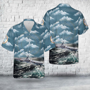 Us Navy Hawaiian Shirt, US Navy USS Lexington (CVCVACVSCVTAVT-16) Hawaiian Shirt, Military Hawaiian Shirt