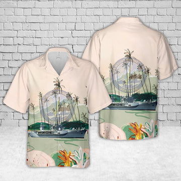 Us Navy Hawaiian Shirt, US Navy USS Mount Whitney (LCCJCC 20) Hawaiian Shirt, Military Hawaiian Shirt