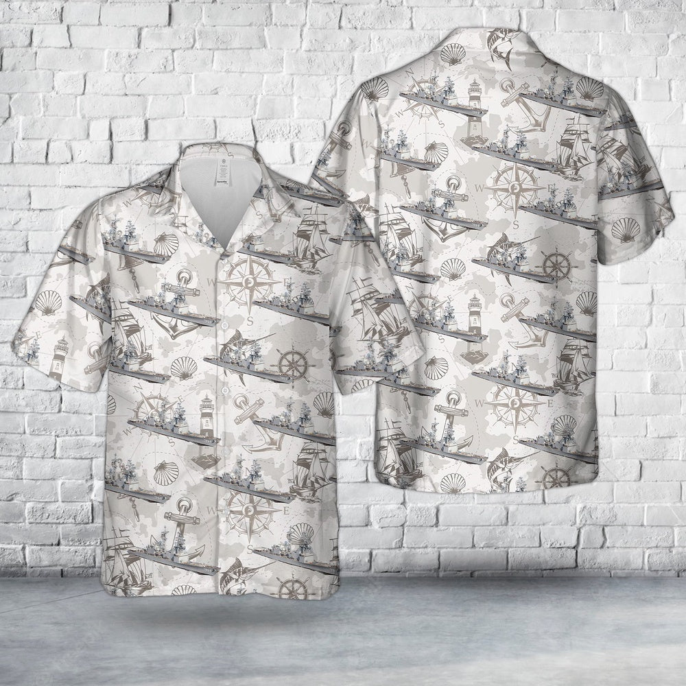 Us Navy Hawaiian Shirt, US Navy USS Paul F Foster (DD-964) Hawaiian Shirt, Military Hawaiian Shirt