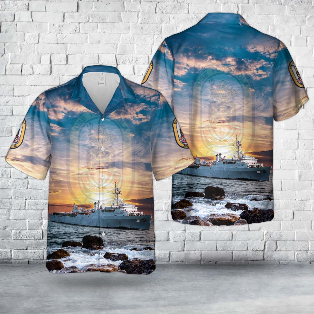 Us Navy Hawaiian Shirt, US Navy USS Pensacola (LSD-38) Hawaiian Shirt, Military Hawaiian Shirt