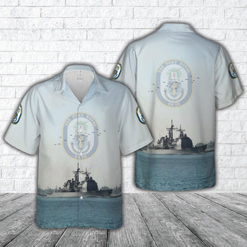 Us Navy Hawaiian Shirt, US Navy USS Port Royal (CG-73) Ticonderoga-class guided missile cruiser Hawaiian Shirt