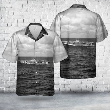 Us Navy Hawaiian Shirt, US Navy USS Ranger (CVA-61) underway off Hawaii (USA), in November 1967 Hawaiian Shirt