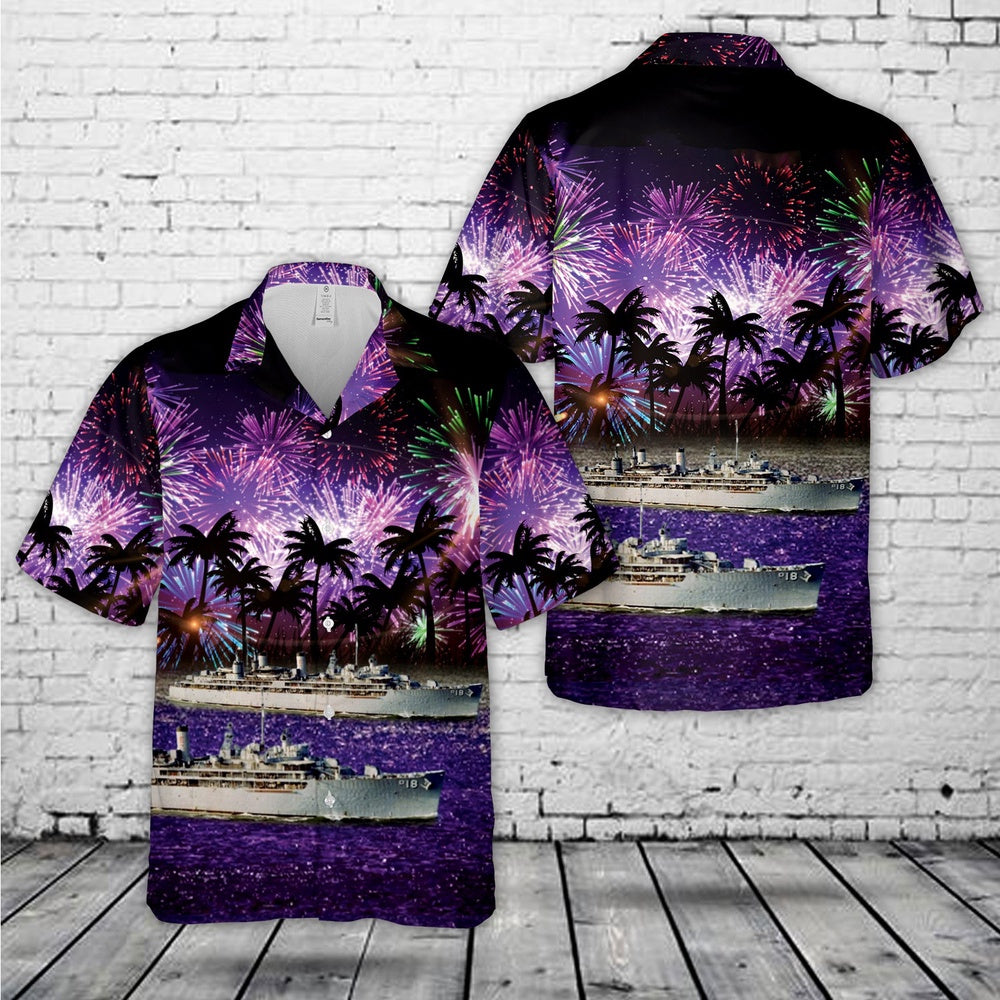 Us Navy Hawaiian Shirt, US Navy USS Sierra (AD-18) Hawaiian Shirt, Military Hawaiian Shirt