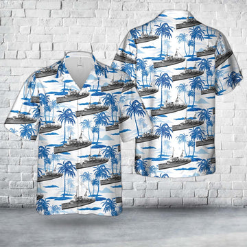 Us Navy Hawaiian Shirt, US Navy USS Tawasa (ATF-92) Hawaiian Shirt, Military Hawaiian Shirt