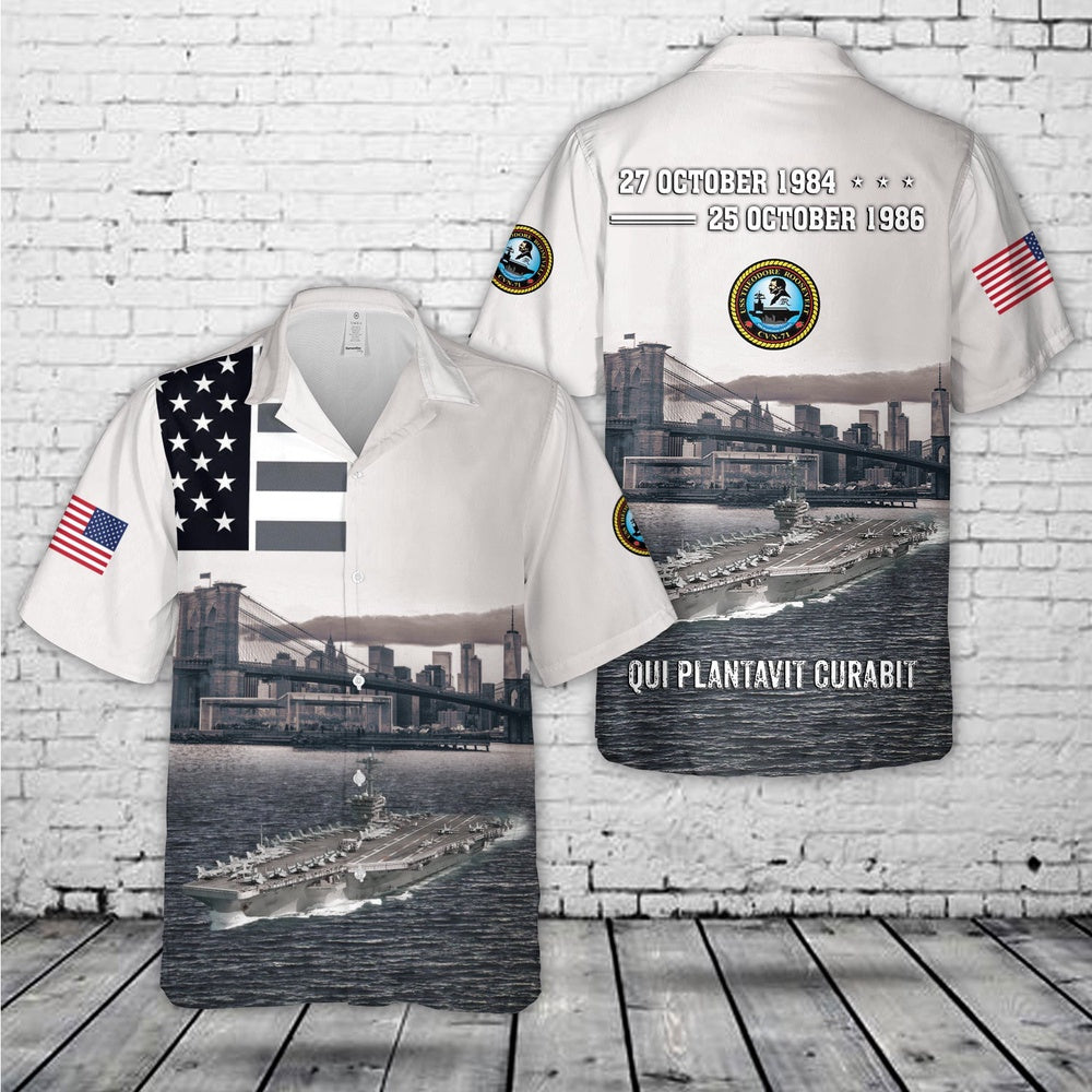 Us Navy Hawaiian Shirt, US Navy USS Theodore Roosevelt (CVN-71) Hawaiian Shirt, Military Hawaiian Shirt