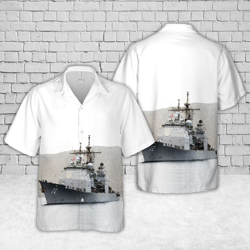 Us Navy Hawaiian Shirt, US Navy USS Vella Gulf (CG-72) Hawaiian Shirt, Military Hawaiian Shirt
