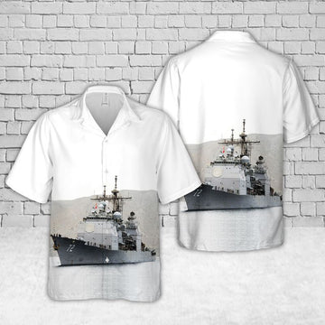 Us Navy Hawaiian Shirt, US Navy USS Vella Gulf (CG-72) Hawaiian Shirt, Military Hawaiian Shirt