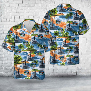 Us Navy Hawaiian Shirt, US Navy USS Washington (SSN-787) Hawaiian Shirt, Military Hawaiian Shirt