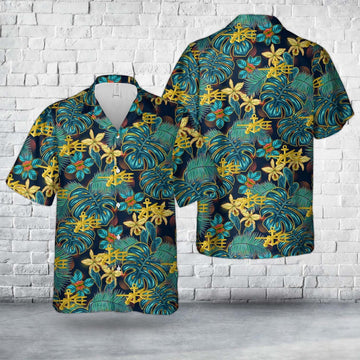 Us Navy Hawaiian Shirt, US Navy Underwater Demolition Badge Hawaiian Shirt, Military Hawaiian Shirt