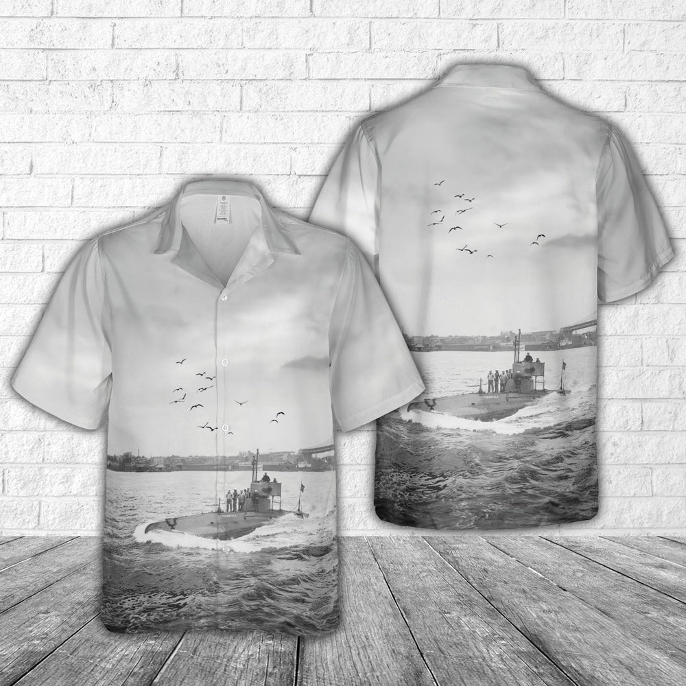 Us Navy Hawaiian Shirt, US Navy United States B-class submarine Hawaiian Shirt, Military Hawaiian Shirt