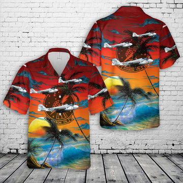 Us Navy Hawaiian Shirt, US Navy VA-176 Thunderbolts A-6E Intruder Hawaiian Shirt, Military Hawaiian Shirt