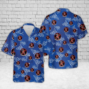 Us Navy Hawaiian Shirt, US Navy VA-66 A-7E Corsair Hawaiian Shirt, Military Hawaiian Shirt