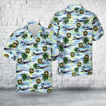 Us Navy Hawaiian Shirt, US Navy VAQ-209 Star Warriors Boeing EA-18G Growler Vader Hawaiian Shirt, Military Hawaiian Shirt