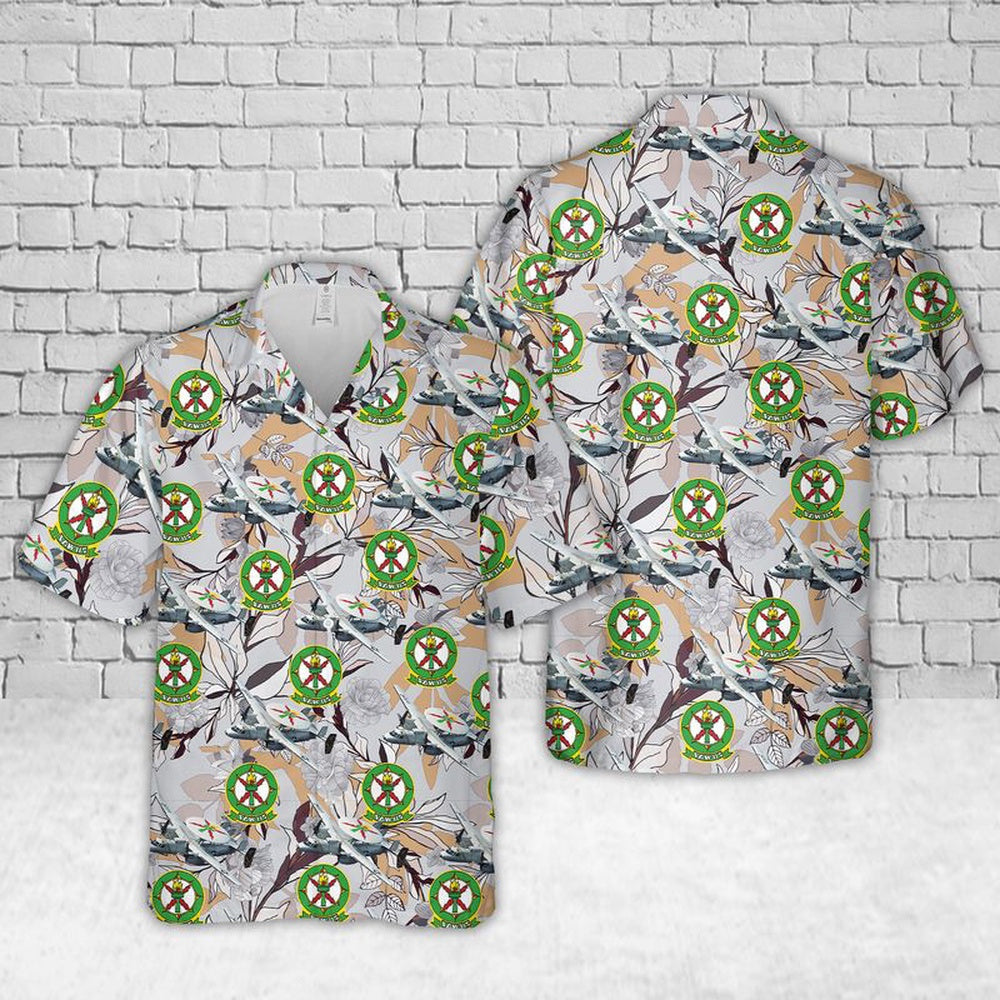 Us Navy Hawaiian Shirt, US Navy VAW-115 Liberty Bells E-2D Hawaiian Shirt, Military Hawaiian Shirt