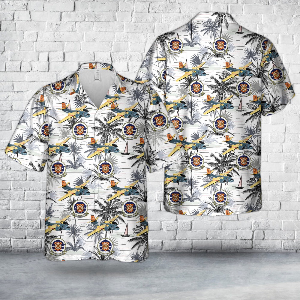 Us Navy Hawaiian Shirt, US Navy VC-5 Checkertails (1971) S-2 Tracker Hawaiian Shirt, Military Hawaiian Shirt