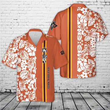 Us Navy Hawaiian Shirt, US Navy VFA-27 Royal Maces Hawaiian Shirt, Military Hawaiian Shirt
