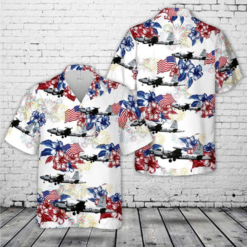 Us Navy Hawaiian Shirt, US Navy VP-67 Golden Hawks SP-2H Neptune BuNo 148342 Hawaiian Shirt, Military Hawaiian Shirt