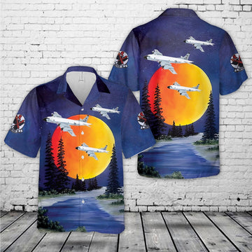 Us Navy Hawaiian Shirt, US Navy VP-68 Blackhawks P-3B Orion Hawaiian Shirt, Military Hawaiian Shirt
